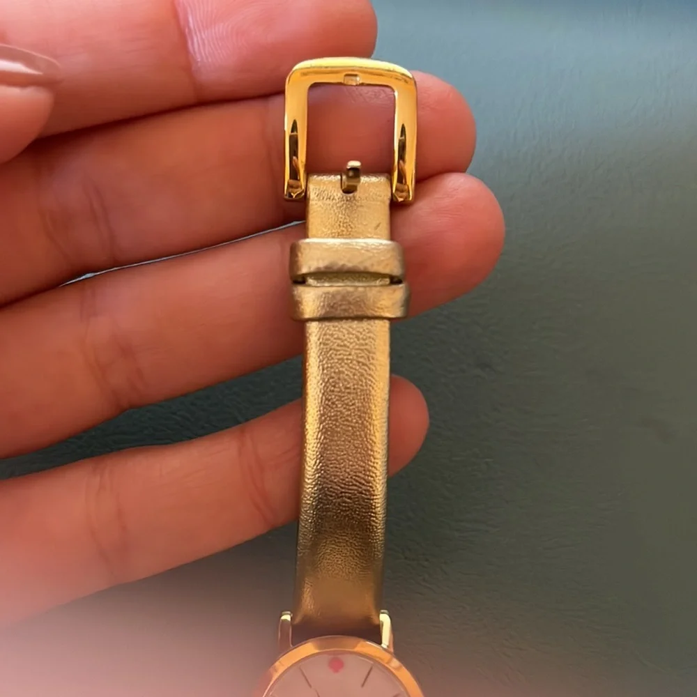Kate Spade Tiny Neon Gold Watch - Picture 3 of 4